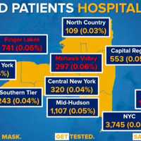 <p>Long Island has among the most COVID-19 patients hospitalized.</p>