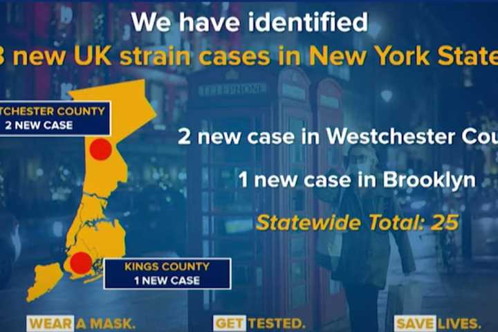 COVID-19: Two New Cases Of UK So-Called 'Super Strain' Variant Detected In Westchester