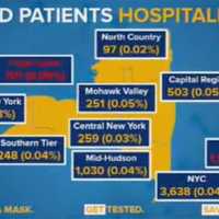 <p>Long Island has among the highest percentage of patients hospitalized with COVID-19</p>