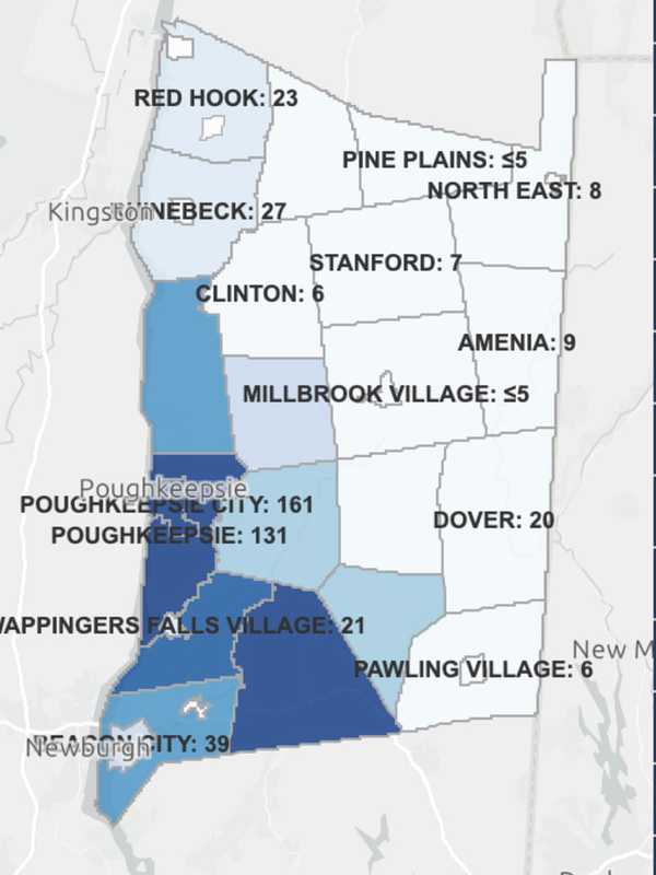 COVID-19: 10 New Deaths Reported; Here's Latest Breakdown Of Dutchess County Cases By Community