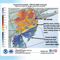 <p>Snow totals and timing across NJ and PA (Jan. 31).</p>