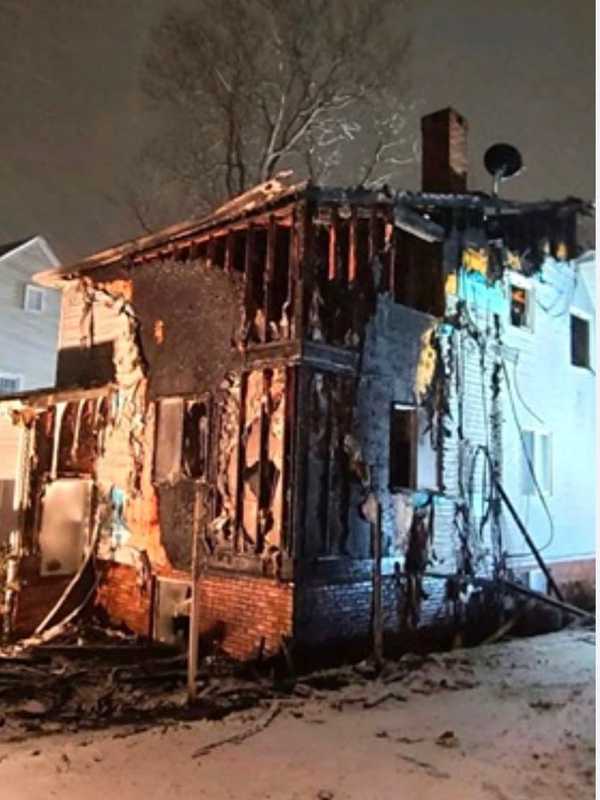 Fire Breaks Out At Home In Area Just After Nor'easter Arrives