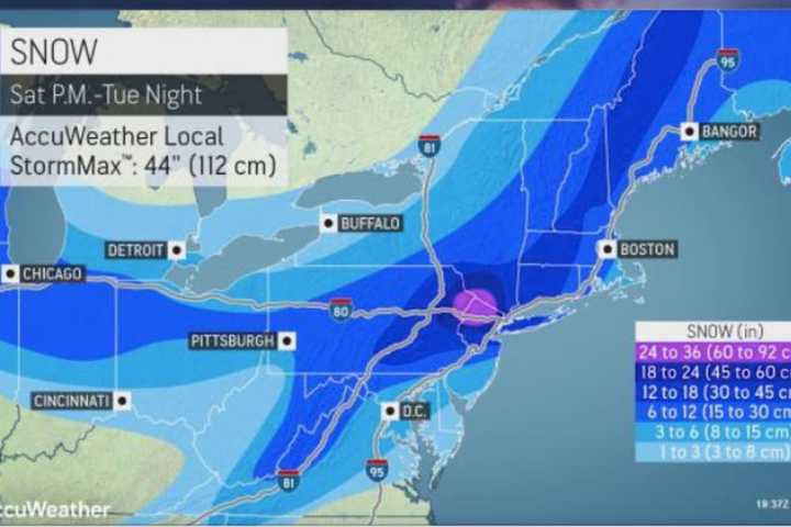 How Much Snow Did You Get? A Look At Totals Throughout Region From Nor'easter