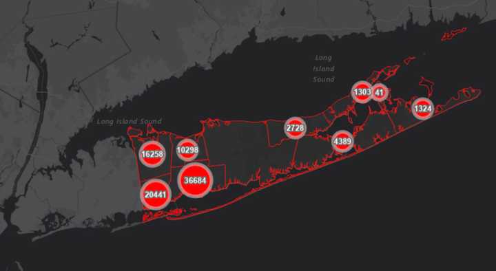 The Suffolk County COVID-19 breakdown on Friday, Feb. 5.