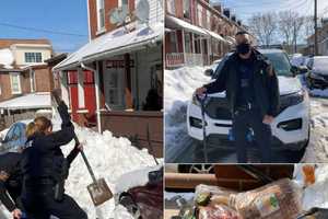 Allentown Police Shovel Out Car, Donate Food To Elderly Woman Trapped In Home Since Snowstorm