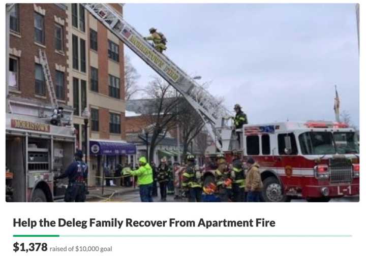 Juan Deleg and his family lost most of their possessions in the Feb. 5 fire on Speedwell Avenue in Morristown, according to a GoFundMe created by Lisa Deleg.