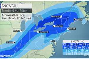 First Snowfall Projections Released For New Storm Taking Aim On Region