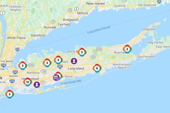 Here's How Many Are Without Power On Long Island After Storm Sweeps Through The Area