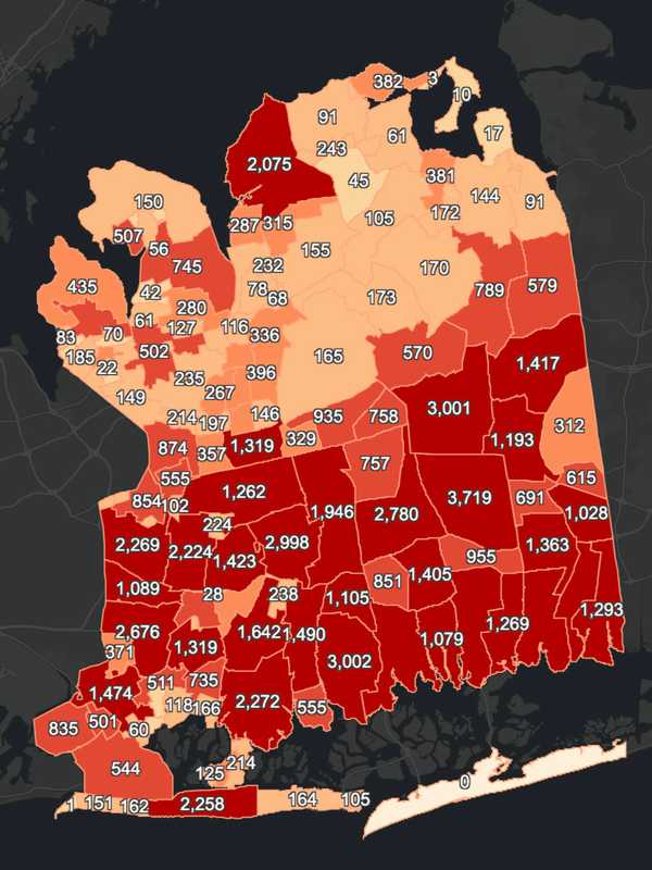 COVID-19: Long Island Sees Slight Uptick Positive-Test Rate; New Breakdown By Community