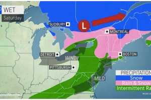 Separate Storms Will Sweep Through Region: Here's Five-Day Forecast