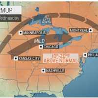 <p>A look at the big change in the weather pattern as warmer temperatures arrive on Tuesday, March 9.</p>