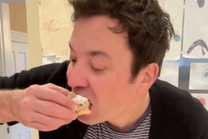 Best In The World? Jimmy Fallon Samples Coffee Cake From Hackensack's B & W Bakery