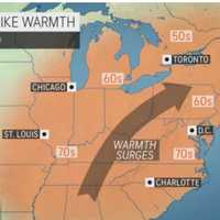 <p>A look at the widespread springlike warmth on Wednesday, March 10.</p>