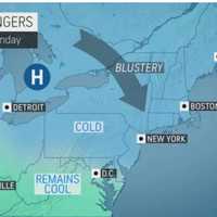 <p>A look at the pattern of cold air.</p>