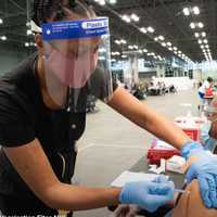 <p>A new pop up vaccination site is being set up at the Roosevelt Public Library.</p>