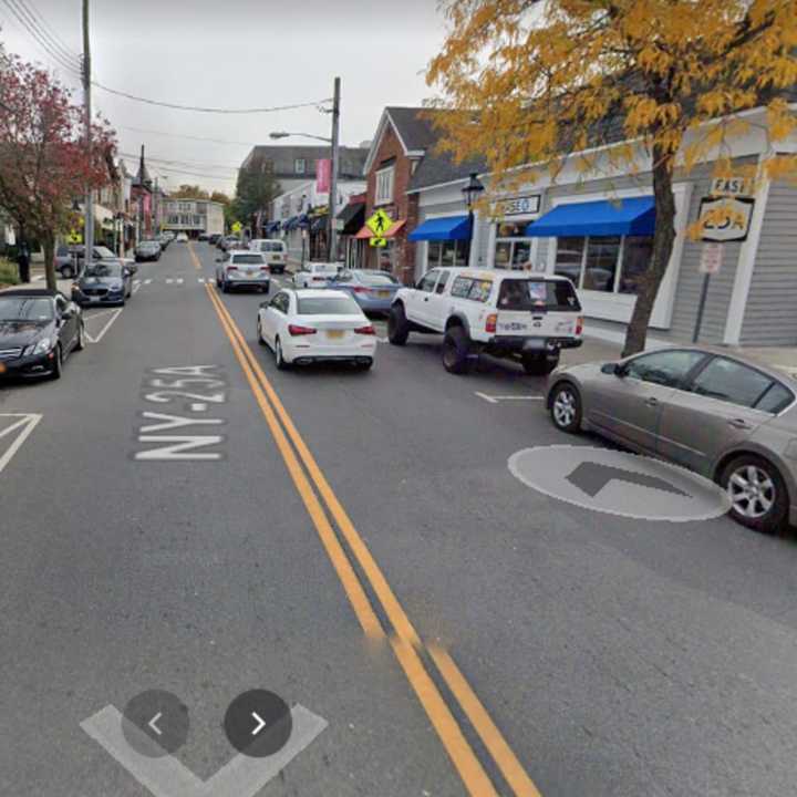 The area of Main Street in Port Jefferson where the shooting happened.