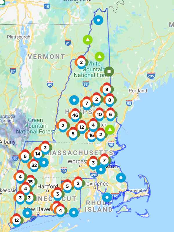 Gusty Winds Down Tree Limbs, Cause Scattered Power Outages In Massachusetts