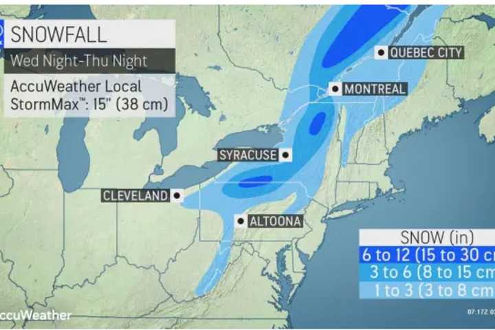 It's Snow Joke: Storm Will Bring Up To A Foot Of Accumulation For These Parts Of Northeast