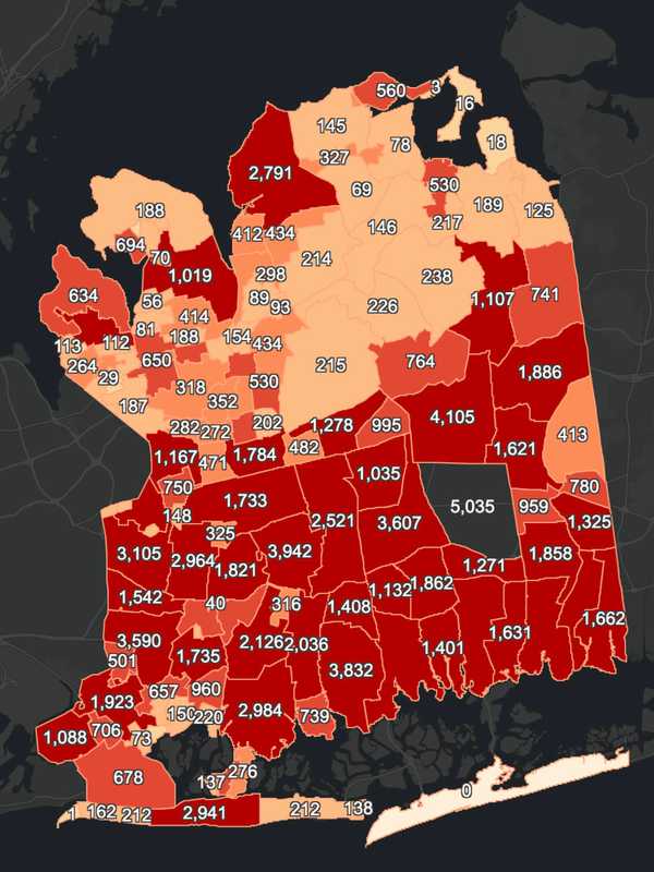 COVID-19: Here's Latest Breakdown Of Long Island Cases By Community