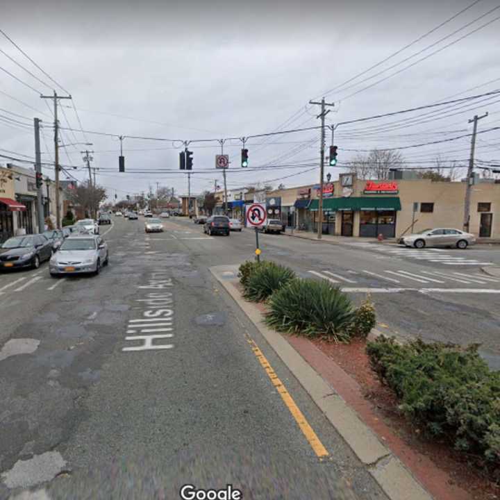 Hillside Avenue near Broad Street in Williston Park.