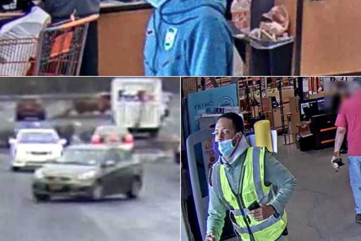 KNOW THEM? Northampton Police Seek ID For Pair Who Tried To Steal $5K In Home Depot Items, Fled