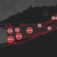 <p>The Suffolk County COVID-19 breakdown on Monday, April 12.</p>