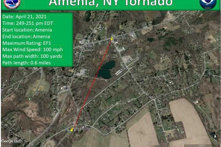 New Images Show Paths Of Tornadoes That Touched Down In Hudson Valley, Connecticut