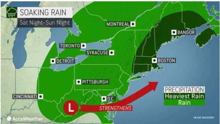 New Storm System Will Bring Heavy Rain At Times: Here's Timing For ...