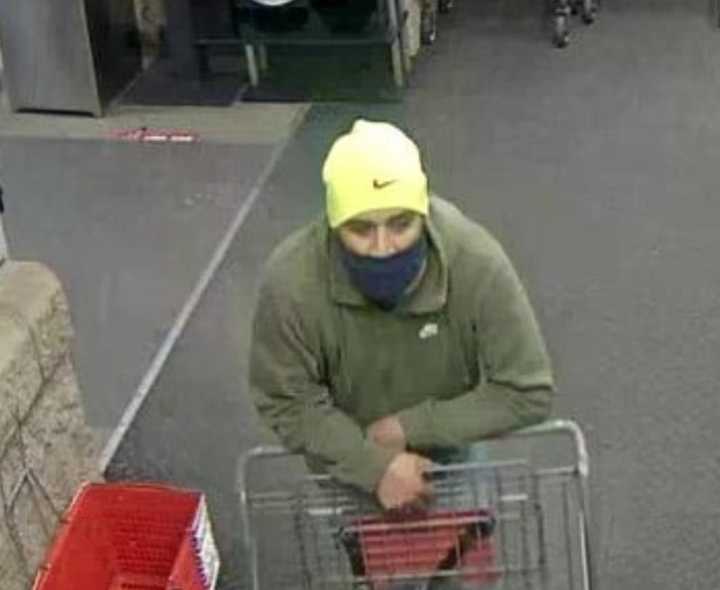 The man — pictured above — is accused of stealing approximately $400 in shrimp from ShopRite on Freemansburg Avenue around 8 p.m. on April 3, Bethlehem Township police said.