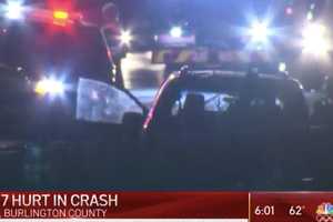 Family Of 7 Hurt In South Jersey I-295 Rollover Crash