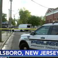 <p>The scene of a fatal weekend shooting in Paulsboro. (Courtesy 6ABC-TV news)</p>