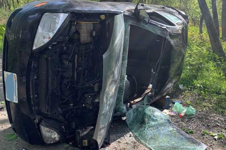 Two Injured In Western Mass Rollover Crash