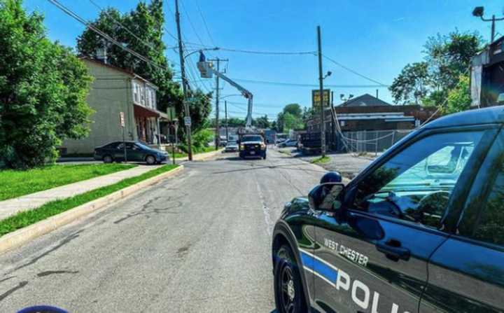 Downed wires in West Chester