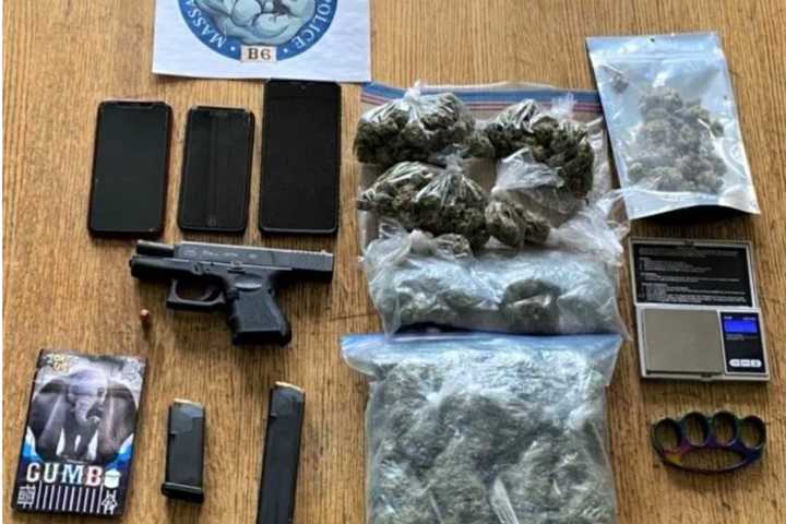 Massachusetts Duo Nabbed With Large-Capacity Gun, Drugs, Police Say