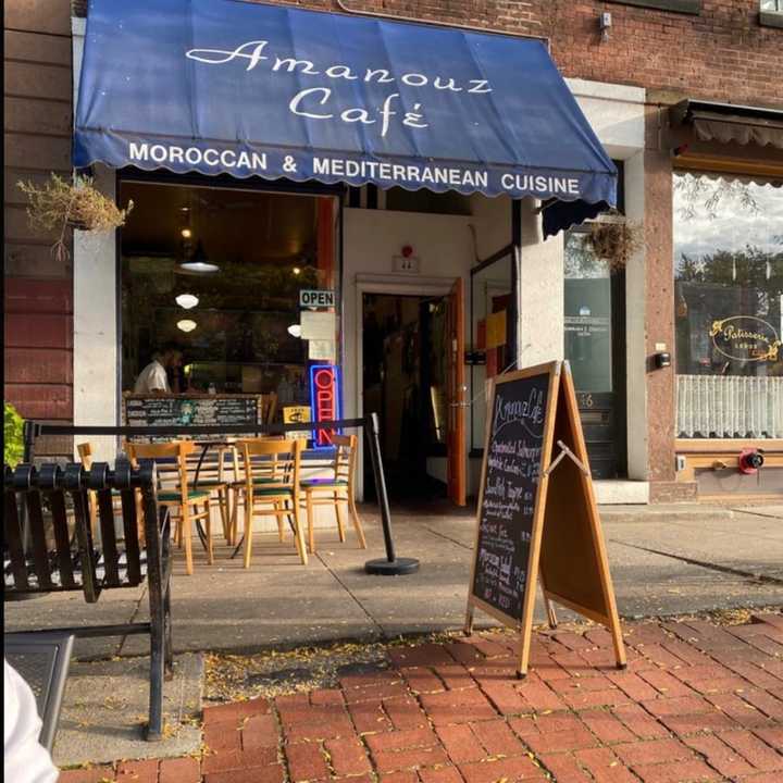 The Amanouz Cafe on Main Street is looking forward to the closed streets to allow for outdoor dining.