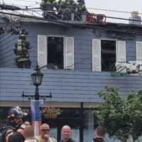 <p>A two-year-old boy was rescued from an upstairs bedroom during a Hackettstown apartment fire Tuesday afternoon, authorities said.</p>