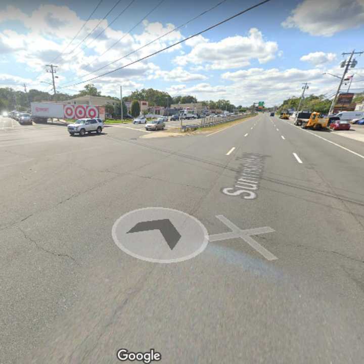 Sunrise Highway (Route 27) and Bayview Avenue in Copiague.