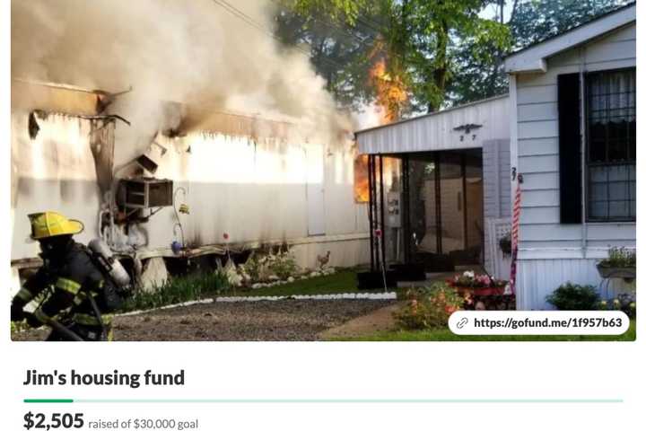 Support Surges For Elderly Morris County Man Who Lost Everything In Mobile Home Fire