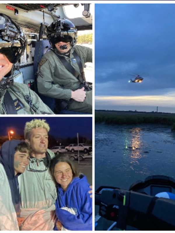 Stranded Jersey Shore Jet Skiers Rescued By NJSP Copter, US Coast Guard