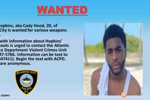 WANTED: Atlantic City PD Seeks Fugitive On Weapons Charges After Alleged Car Theft With 3 Teens