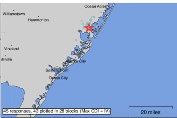 Small Earthquake Shakes South Jersey