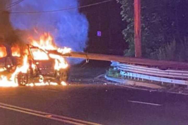 HEROES: Lakewood Patrolman, Passerby Pull Trapped Driver From Burning Car, Brick Police Say