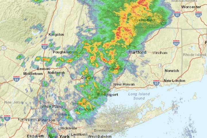 Storms With Downpours, Damaging Winds Sweeping Through Region