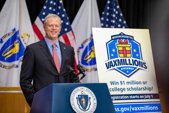 Massachusetts Gov. Charlie Baker announced new mask guidance for schools.