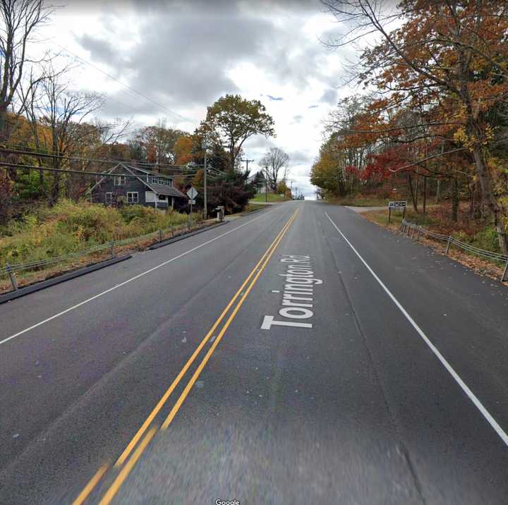 Torrington Road in the Town of Litchfield