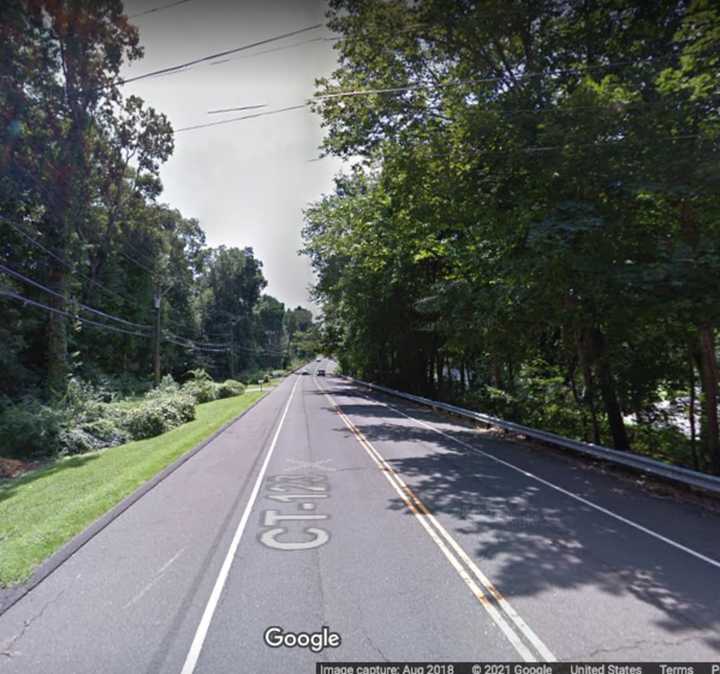 Smith Ridge Road (Route 123) in New Canaan.