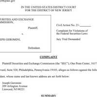 <p>U.S. Securities and Exchange complaint</p>