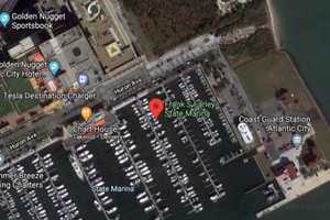 Atlantic City Boat Explosion Sends Debris Flying