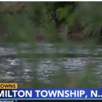 <p>The scene of a drowning Sunday afternoon in Weymouth Furnace Park. (Courtesy: ABC 6 Action News)</p>