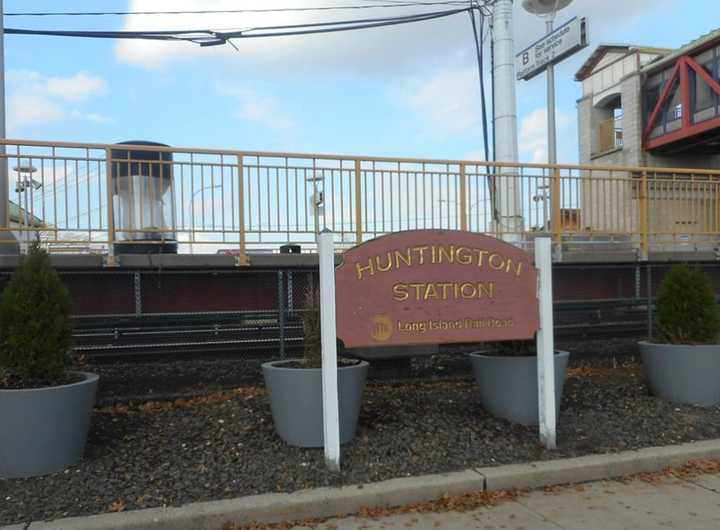 A person on the tracks of the Long Island Railroad at Huntington Station was struck and killed.